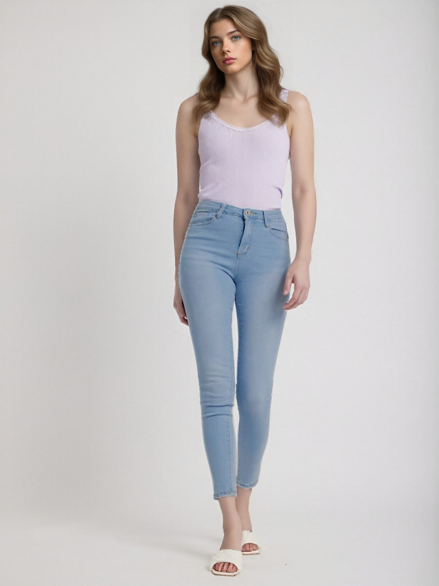 Jean skinny bleu casual - NAUMY
