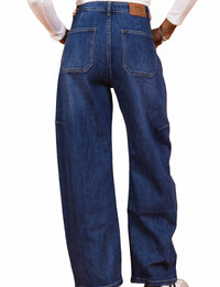 Jean Large Bleu Banana Fit – Le Chic Naturel du Confort - NAUMY