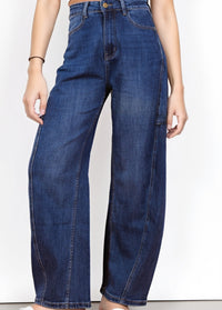 Jean Large Bleu Banana Fit – Le Chic Naturel du Confort - NAUMY