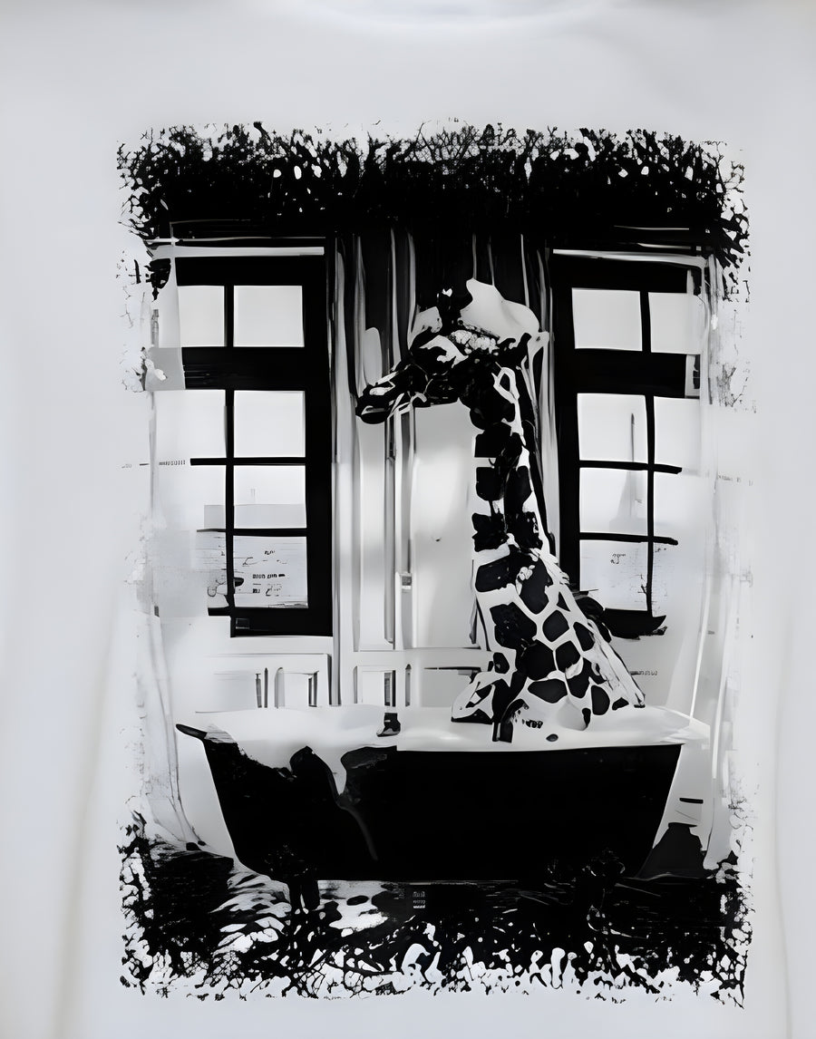 T-shirt en cotton avec Imprimée Girafe - NAUMY