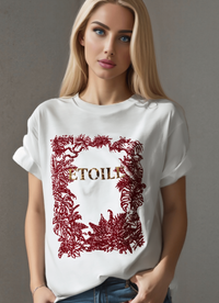 T-shirt en cotton avec Imprimée inscription «ETOILE» - NAUMY