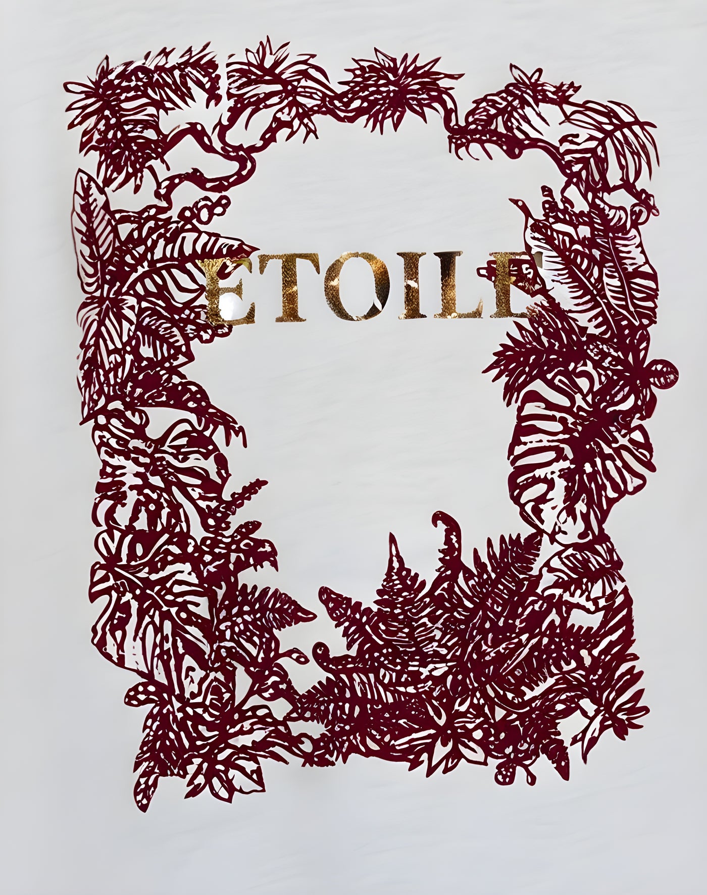 T-shirt en cotton avec Imprimée inscription «ETOILE» - NAUMY