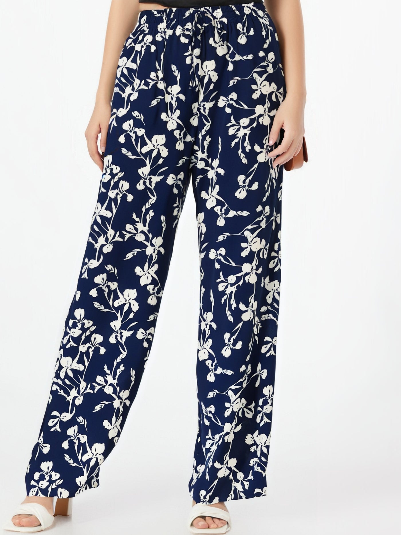 Pantalon fluide à Motif Floral - NAUMY