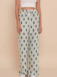 Pantalon d’été droit à imprimé bohème - NAUMY