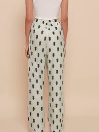 Pantalon d’été droit à imprimé bohème - NAUMY