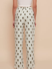 Pantalon d’été droit à imprimé bohème - NAUMY
