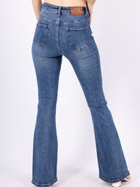 Jean flared fit Taille Haute Silhouette Élancée - NAUMY