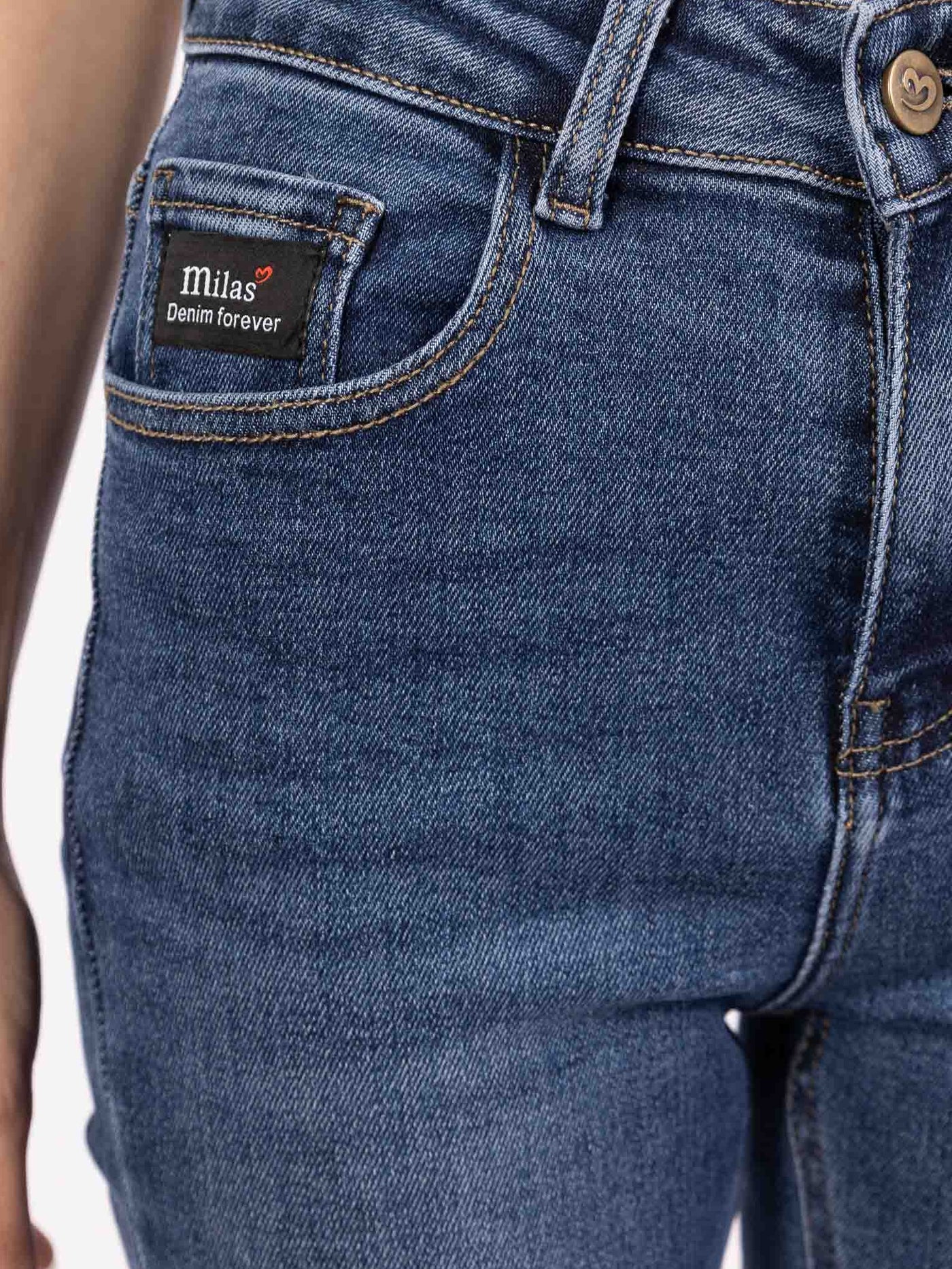Jean flared fit Taille Haute Silhouette Élancée - NAUMY