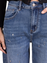 Jean Banana Fit Bleu Scintillant – L’Éclat du Confort Élégant - NAUMY