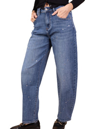 Jean Banana Fit Bleu Scintillant – L’Éclat du Confort Élégant - NAUMY