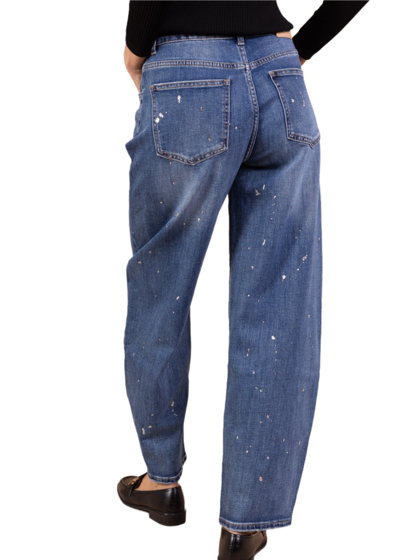 Jean Banana Fit Bleu Scintillant – L’Éclat du Confort Élégant - NAUMY