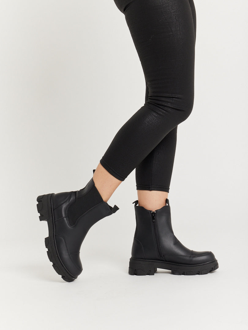 Bottines XL en simili cuir