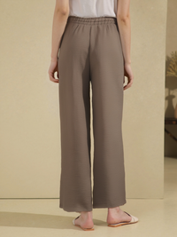 Pantalon fluide en tissu gaufré - NAUMY