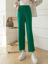 Pantalon fluide en tissu gaufré - NAUMY