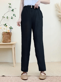 Pantalon d’été droit effet lin - NAUMY