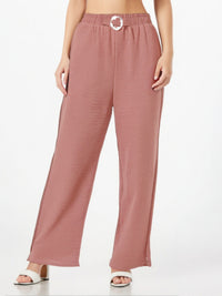 Pantalon d’été droit en tissu gaufré - NAUMY