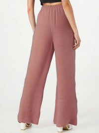 Pantalon d’été droit en tissu gaufré - NAUMY