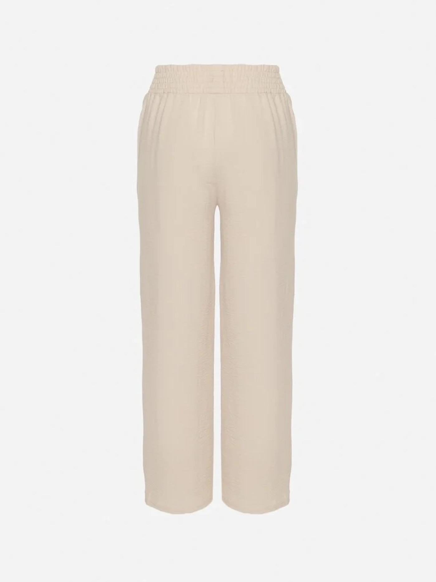 Pantalon droit fluide à taille élastique - NAUMY