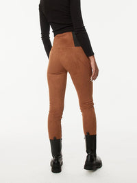 Legging taille haute moulante en velours - Naumy