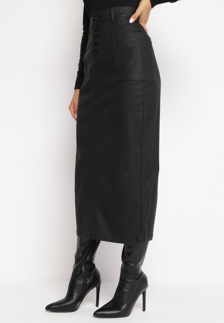 Jupe crayon en crêpe en noir – Roland Mouret Jupe crayon en crêpe en noir – Roland Mouret