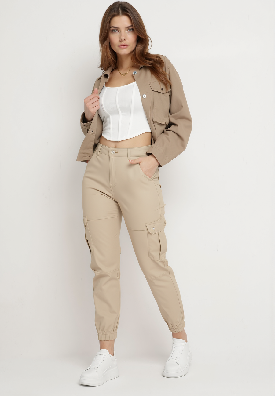 Pantalon de combat beige - Naumy