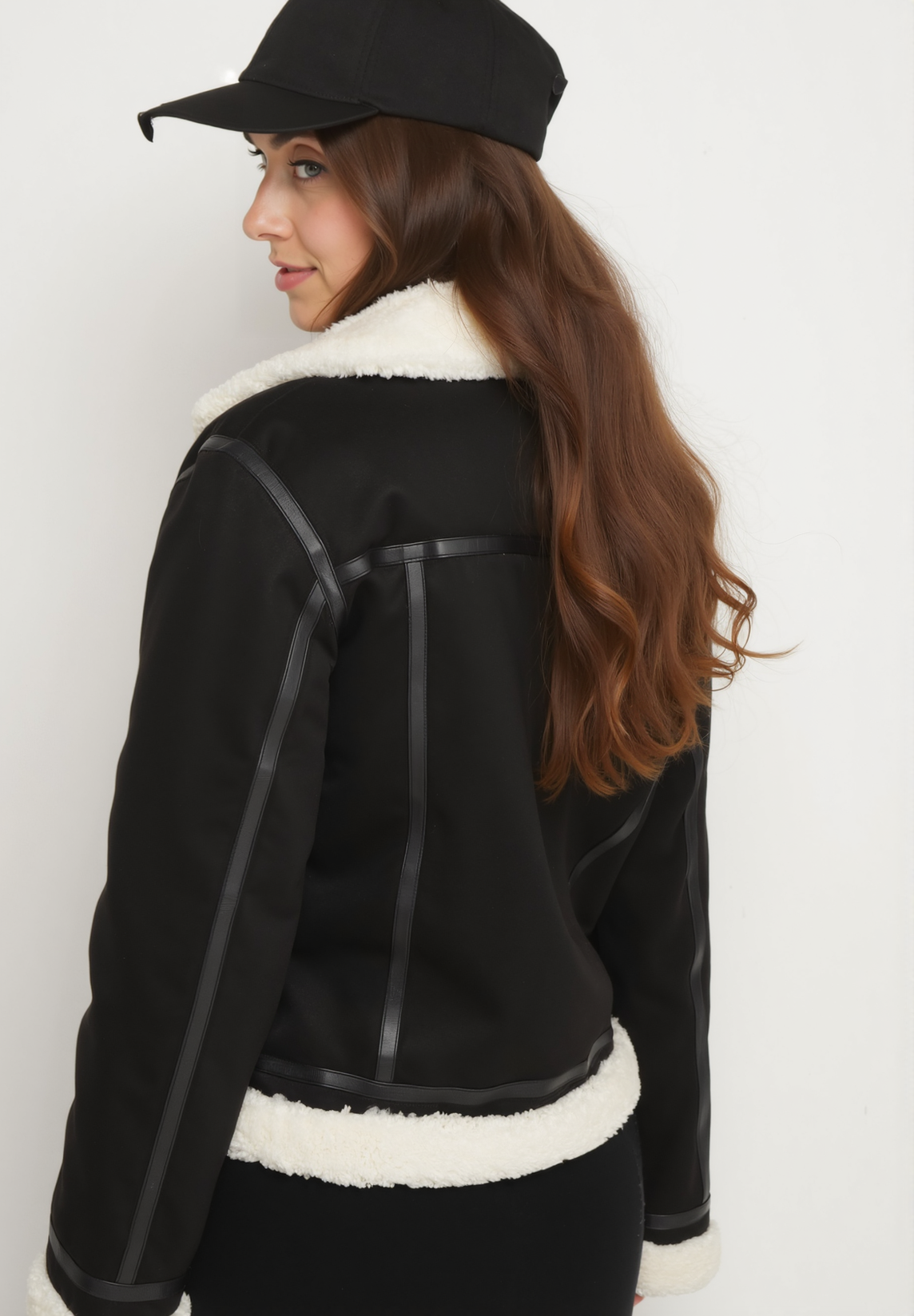 Blouson biker court noir - Naumy