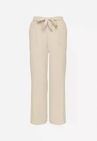 Pantalon droit fluide à nouer à la taille - NAUMY