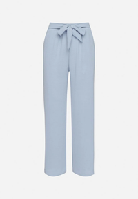 Pantalon droit fluide à nouer à la taille - NAUMY