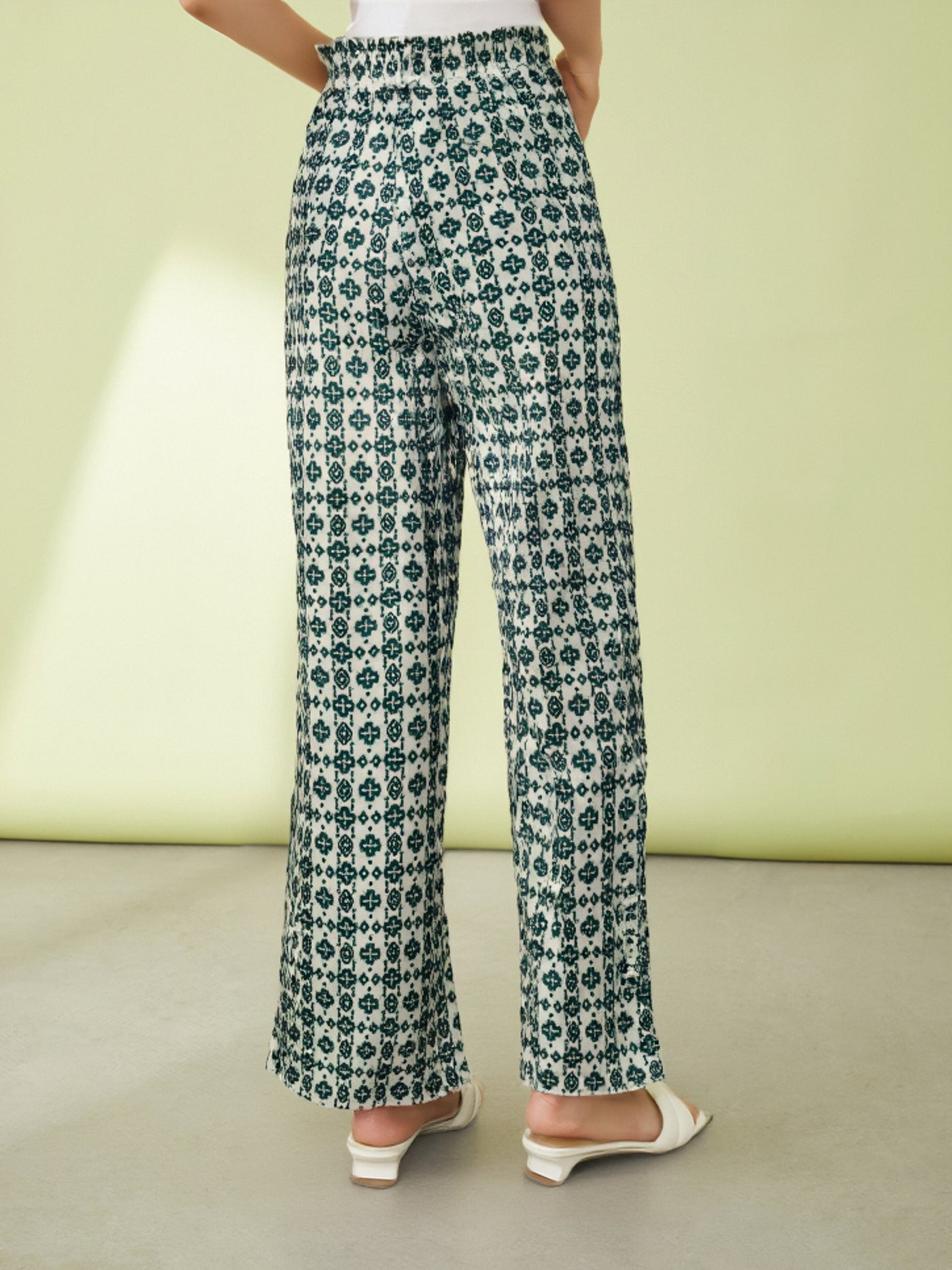 Pantalon Fluide Imprimé Bohème- NAUMY