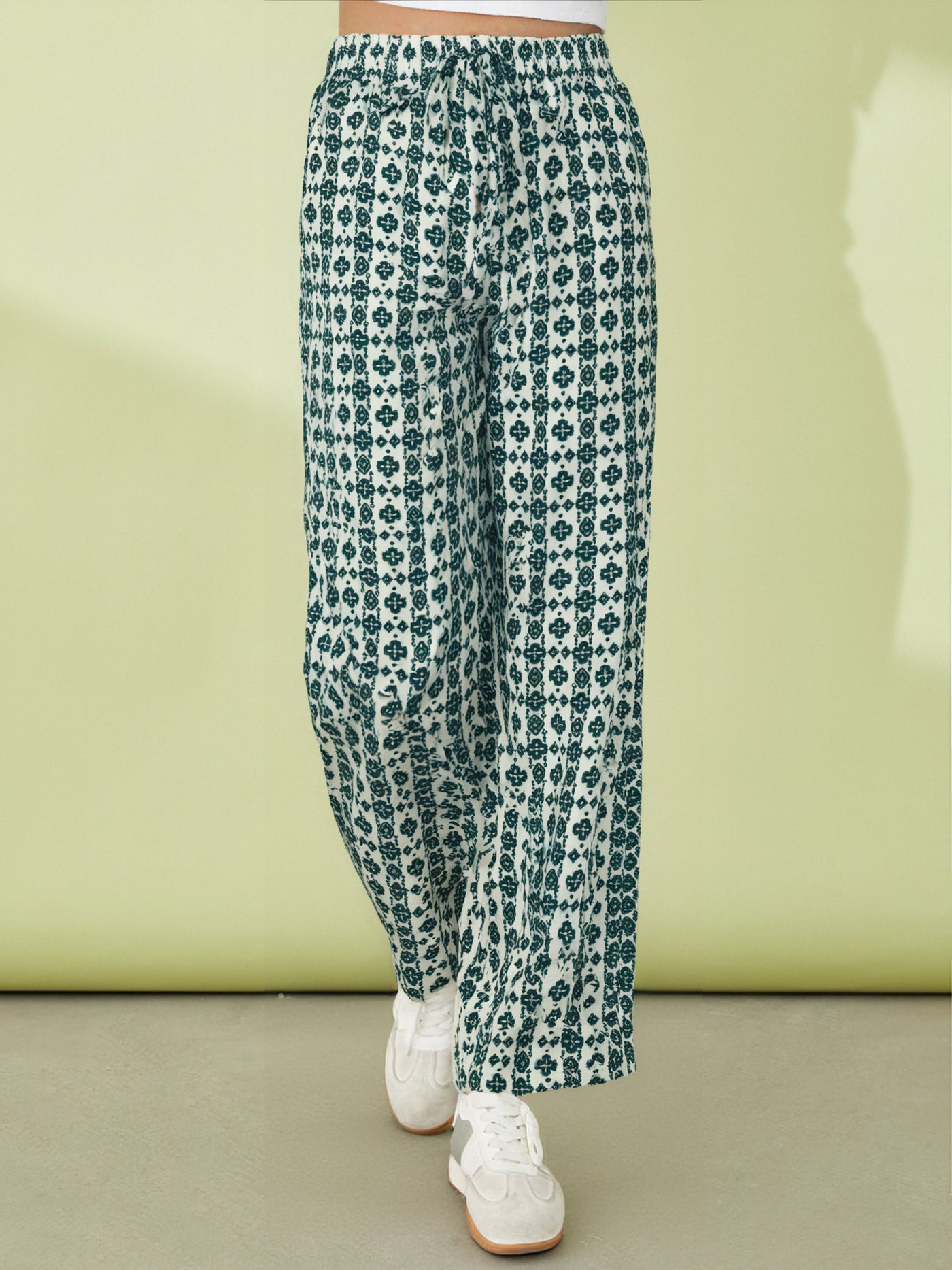 Pantalon Fluide Imprimé Bohème- NAUMY