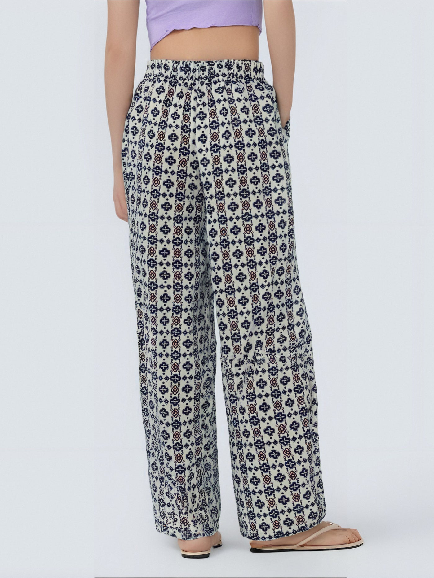 Pantalon Fluide Imprimé Bohème- NAUMY