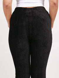 Pantalon droit effet velour - Naumy