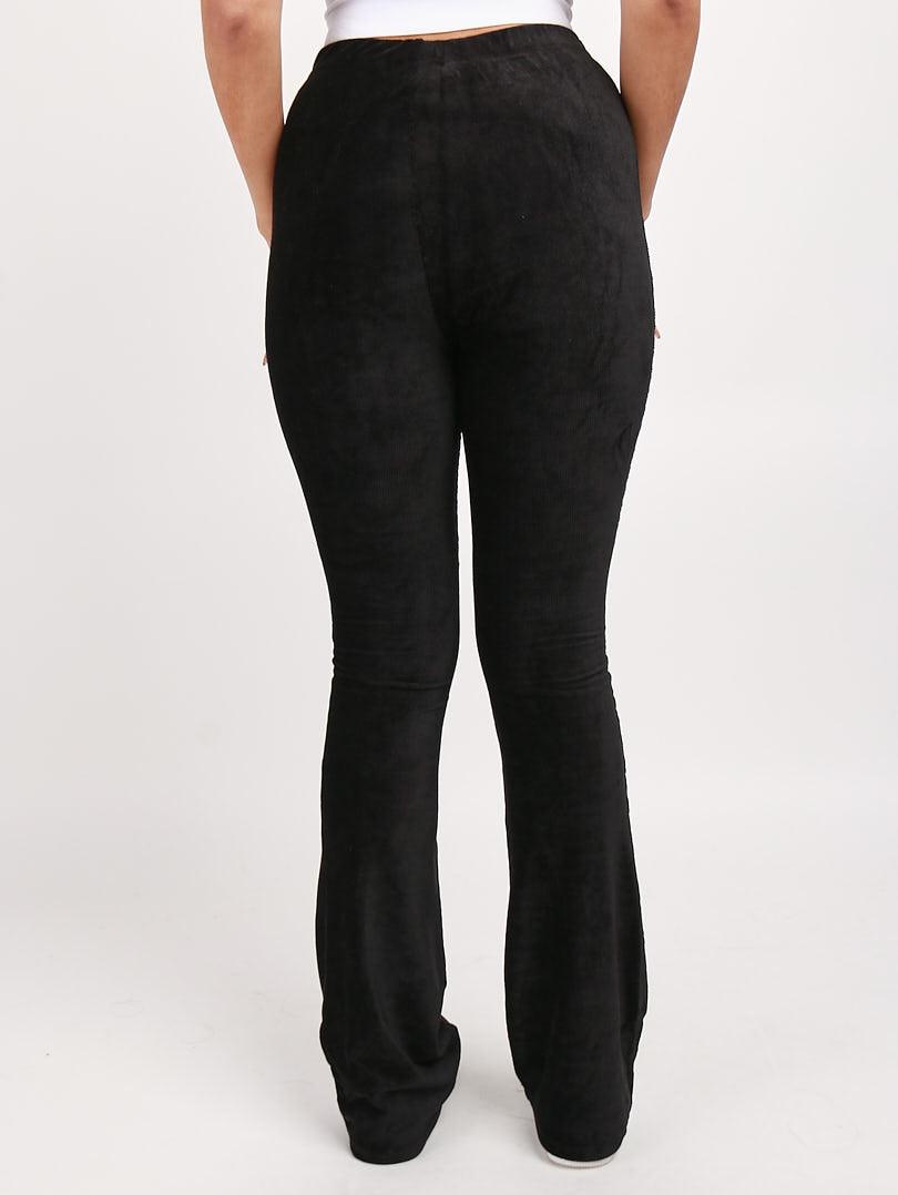 Pantalon droit effet velour - Naumy