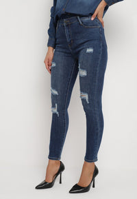 Tenue: Pull à col rond olive, Jean skinny bleu marine, Bottines chelsea Tenue: Pull à col rond olive, Jean skinny bleu marine, Bottines chelsea