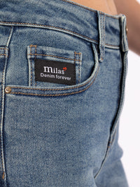 Jean flared fit Taille Haute Silhouette Élancée - NAUMY