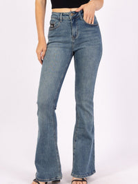 Jean flared fit Taille Haute Silhouette Élancée - NAUMY