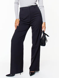 Pantalon classique wide leg glacé - Naumy