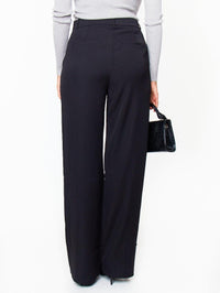 Pantalon classique wide leg glacé - Naumy