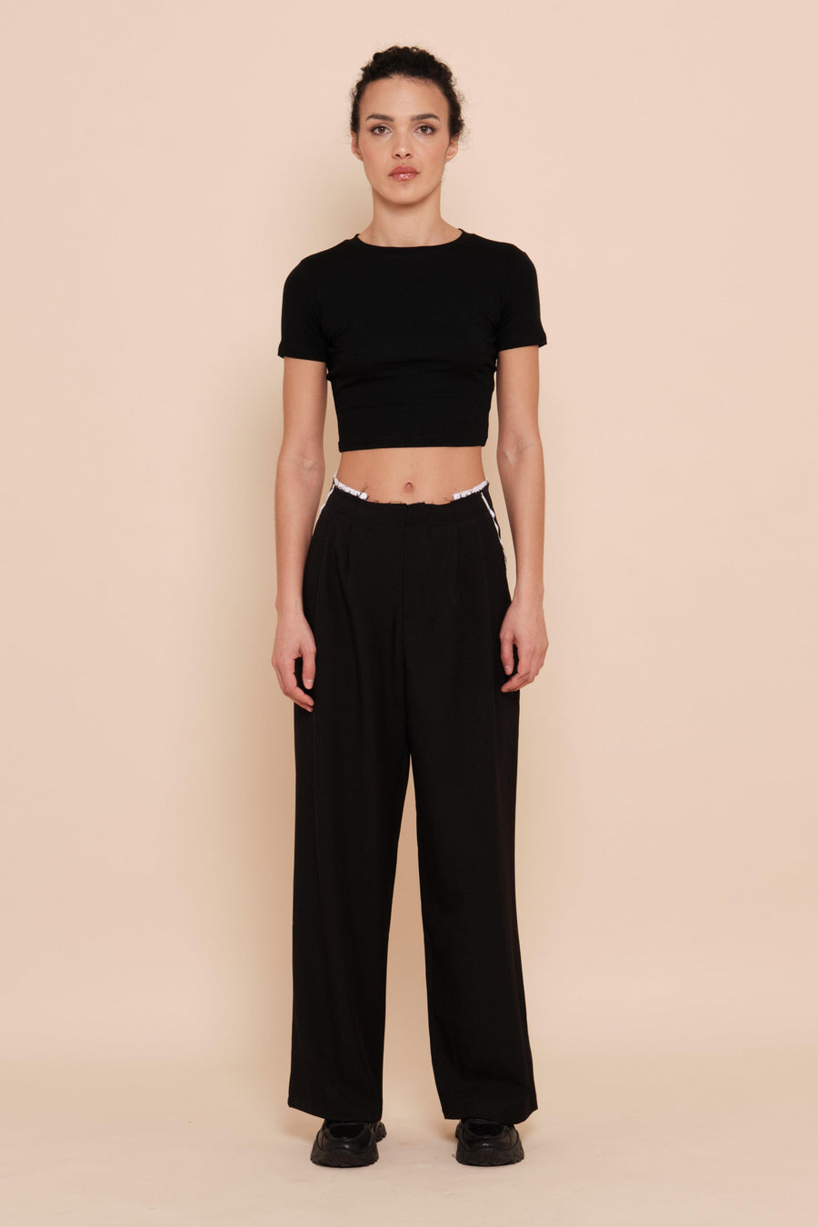 Pantalon tailleur taille haute - Naumy