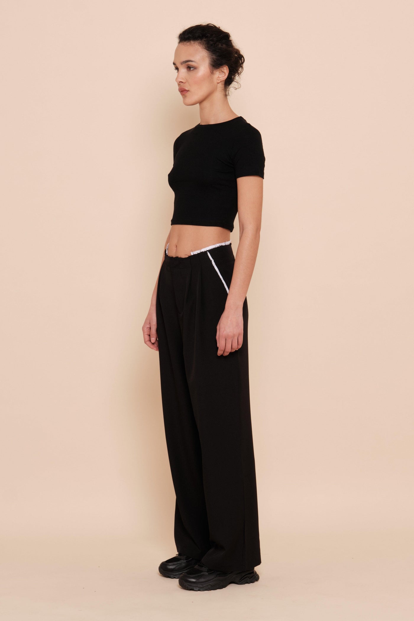 Pantalon tailleur taille haute - Naumy