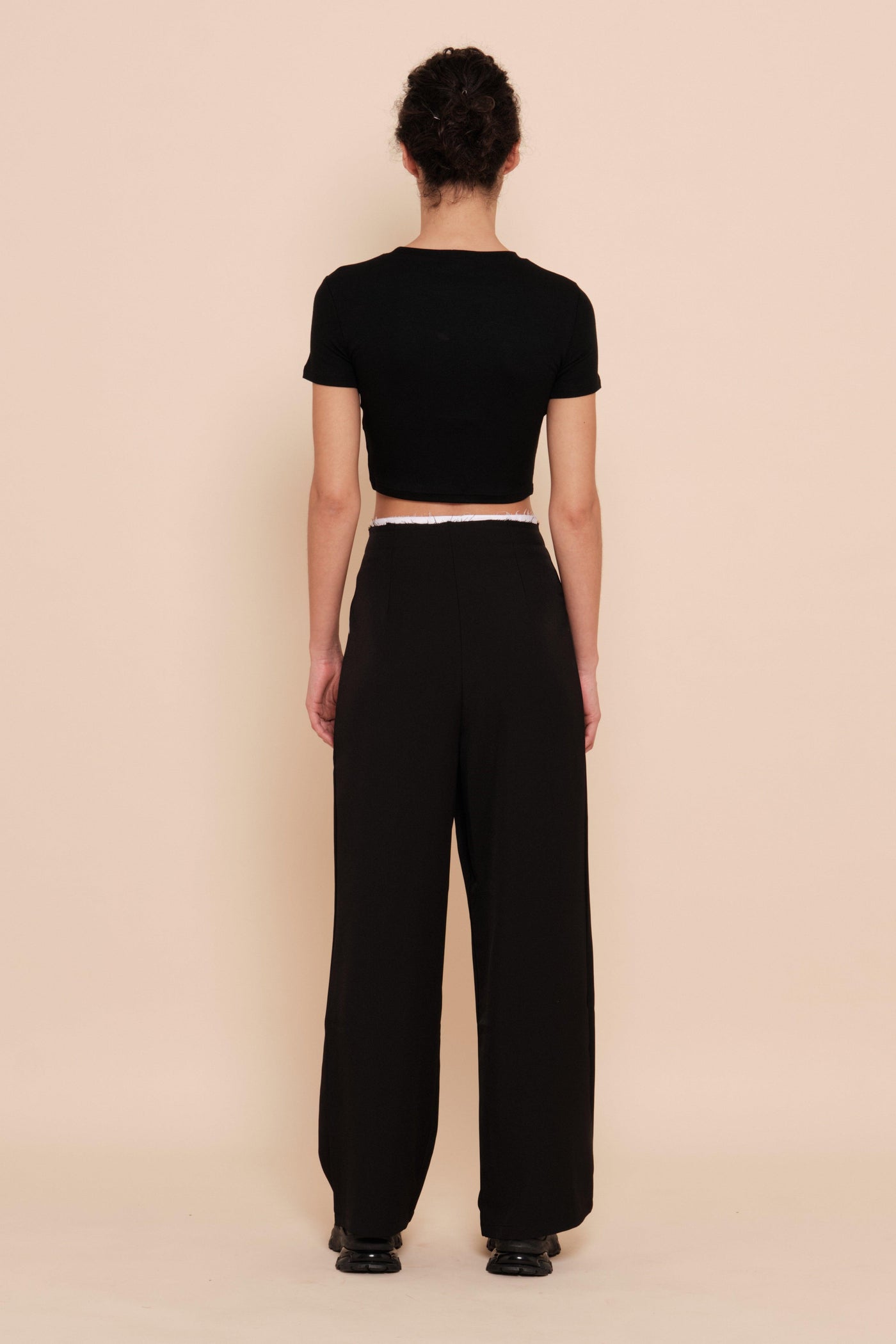 Pantalon tailleur taille haute - Naumy