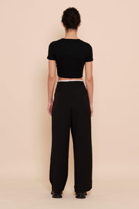 Pantalon tailleur taille haute - Naumy