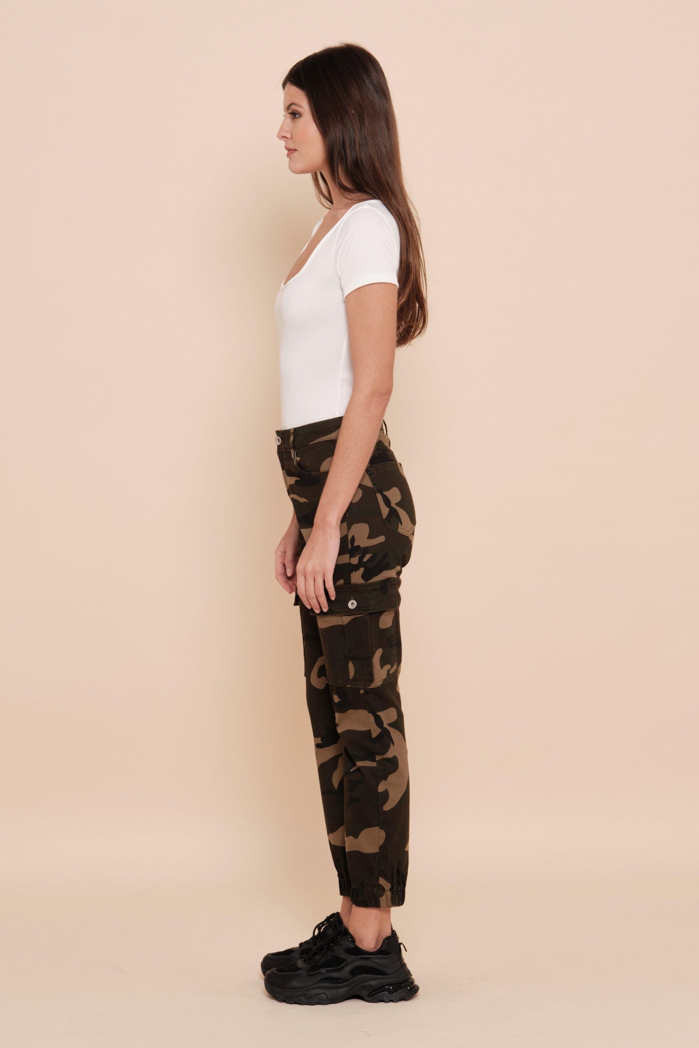 Pantalon cargo camouflage - Naumy