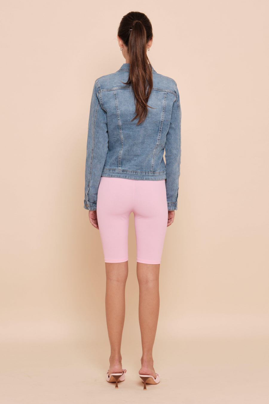Veste en jean fermeture à boutons - Naumy