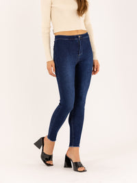 Jean skinny 7/8 ourlet brut