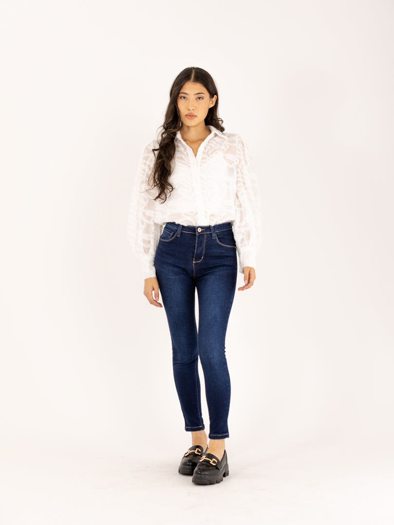 Jean skinny push up basique