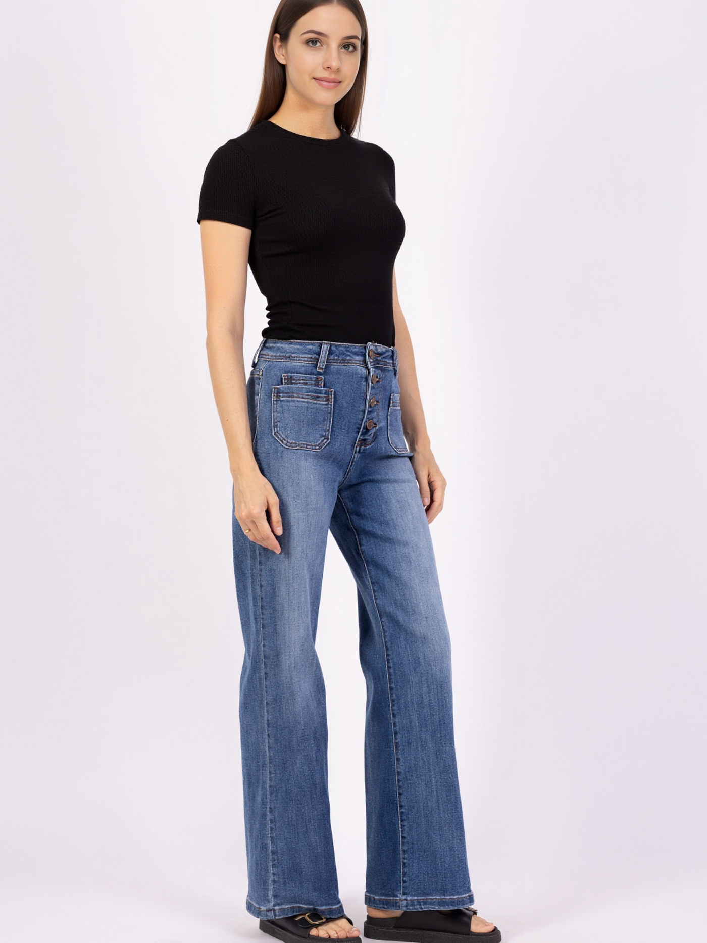 Jean Wide Taille Haute - NAUMY