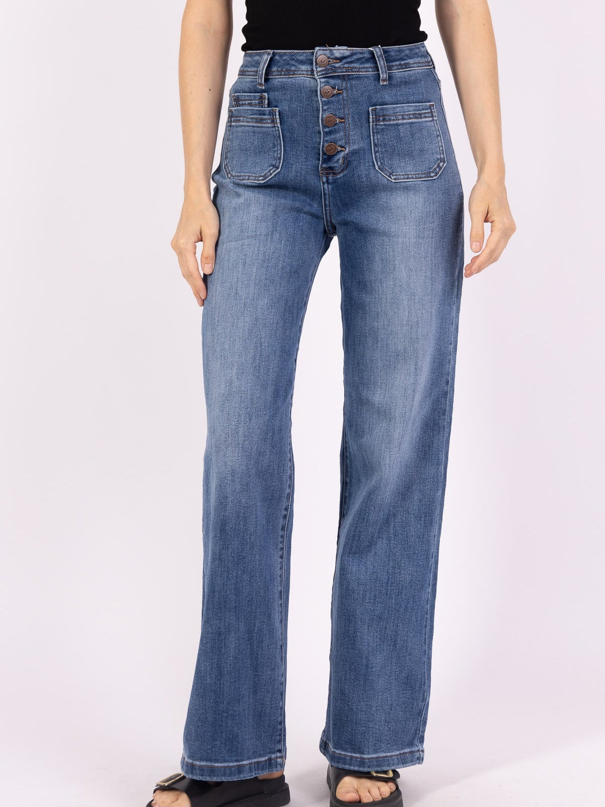 Jean Wide Taille Haute - NAUMY