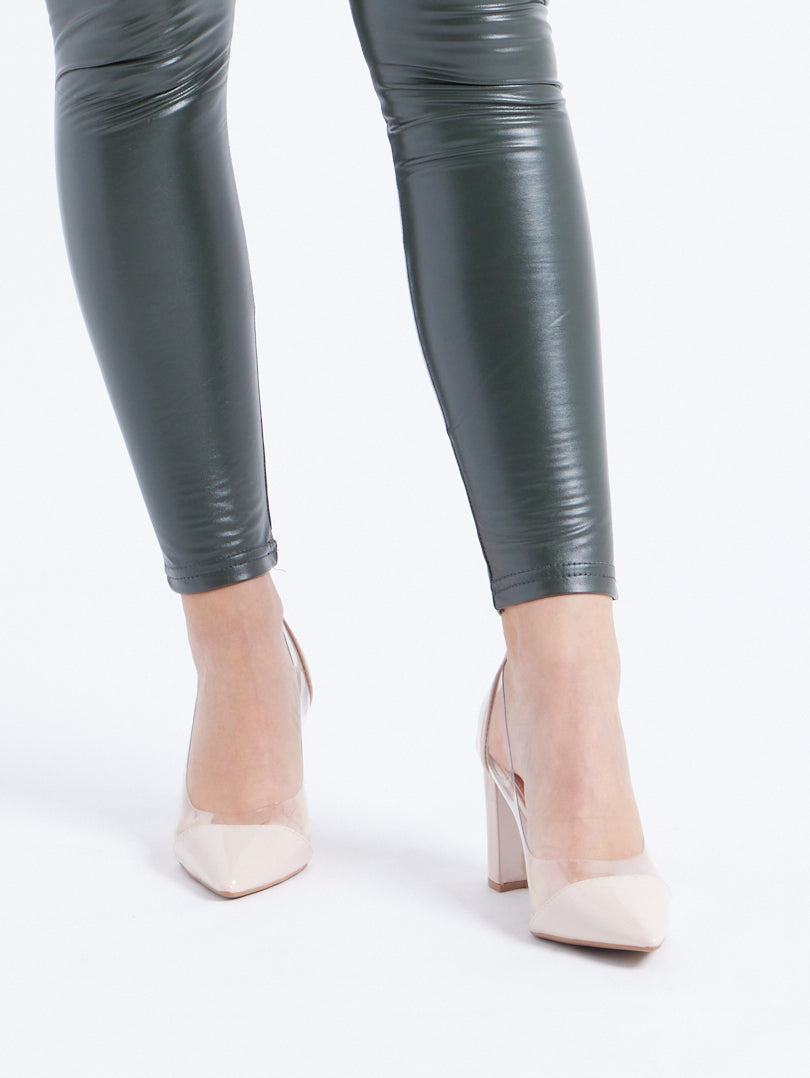 Escarpin bi color sales