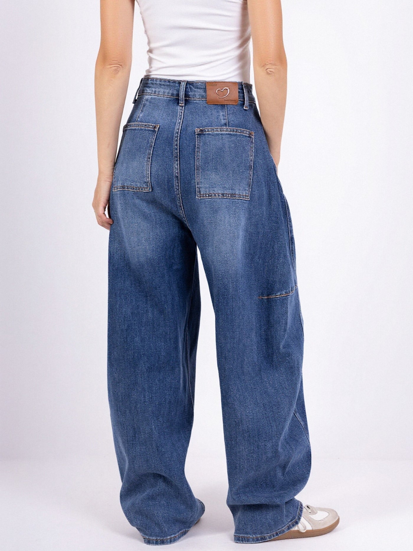 Jean Loose Large Bleu - NAUMY
